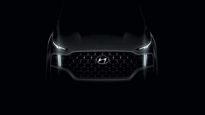 Gambar penggoda model baru Hyundai Santa Fe
