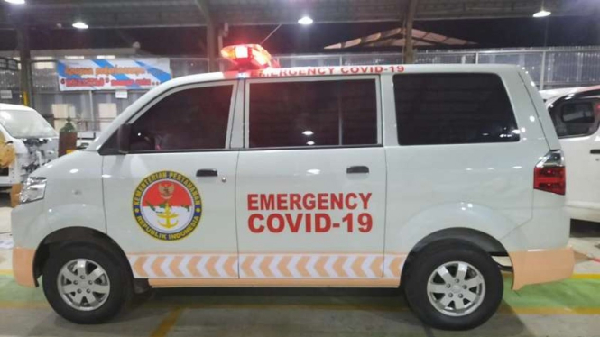 Ambulans untuk penanganan COVID-19. (Foto ilustrasi).