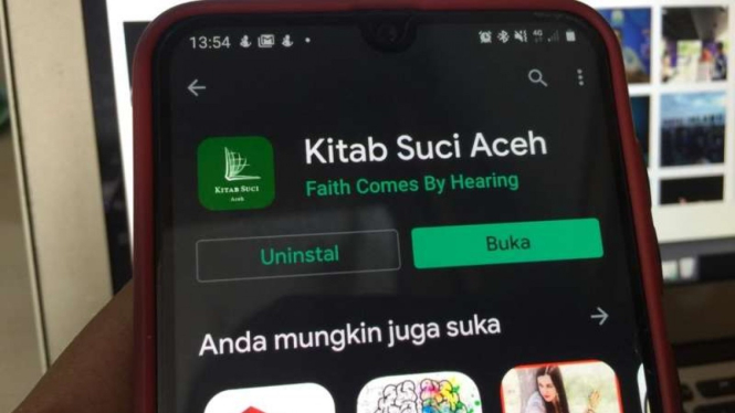 Aplikasi Kitab Suci Aceh di Google Play Store