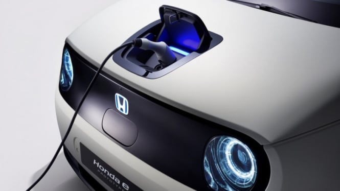 Ilustrasi mobil listrik (FOTO: Honda)