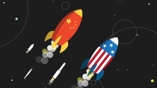 Space Race China Vs Amerika Serikat.