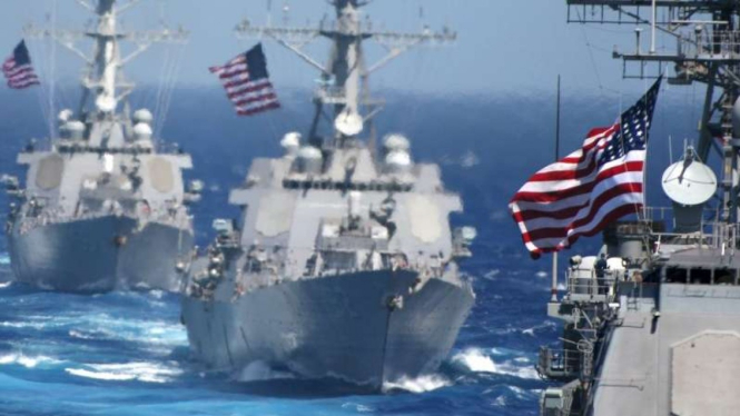VIVA Militer: Armada tempur Angkatan Laut Amerika Serikat (AS)