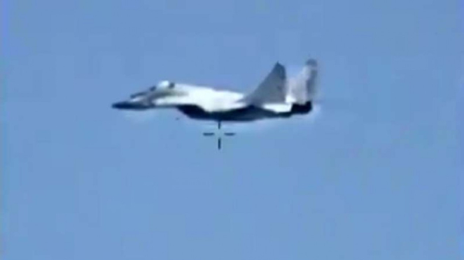 VIVA Militer: MiG-29 milik Rusia yang terbang ke Libya.
