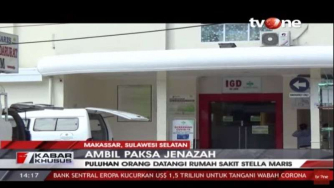 Pasien PDP Corona dibawa kabur oleh keluarga dari rumah sakit di Makassar.