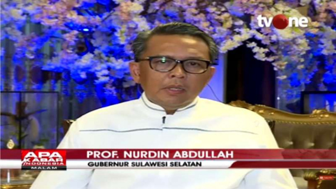 Gubernur Sulawesi Selatan, Nurdin Abdullah.