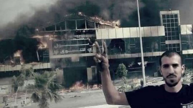 VIVA Militer: Pusat perbelanjaan yang dibakar pasukan GNA di Kota Tourhuna.