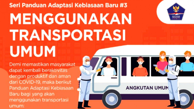 Seri Panduan AKB Gugus Tugas COVID-19: Menggunakan Transportasi Umum