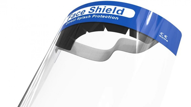 Face shield.