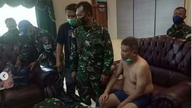 Ferdinand Mesias Santi, anggota TNI AU gadungan berpangkat Letnan Kolonel.