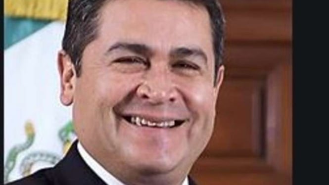 Presiden Honduras Juan Orlando Hernandez 