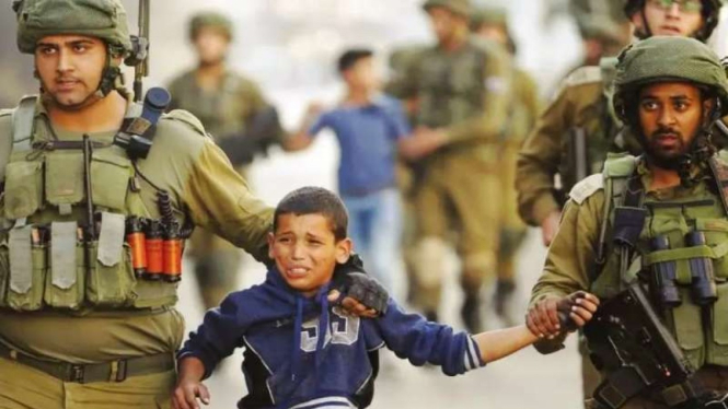 VIVA Militer: Tentara Israel menangkap anak di bawah umur