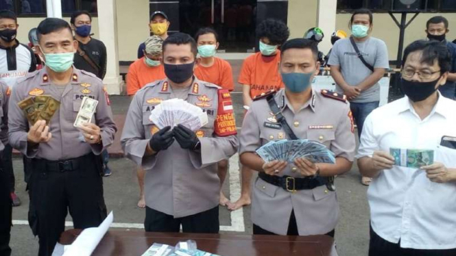 Barang bukti uang palsu senilai Rp41 miliar diamankan