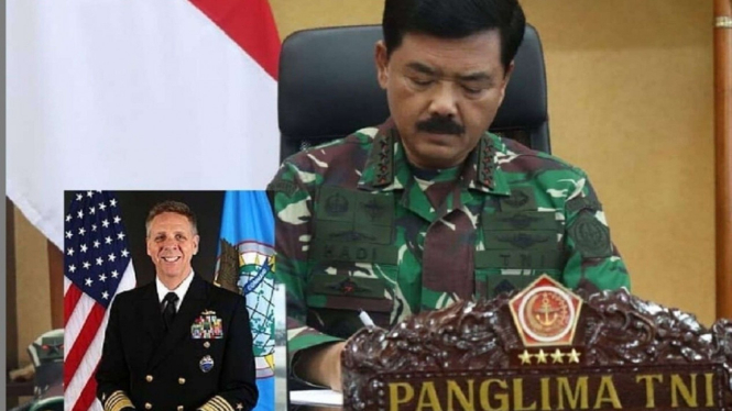 VIVA Militer: Panglima TNI Lakukan Panggilan Bersama Panglima USINDOPACOM