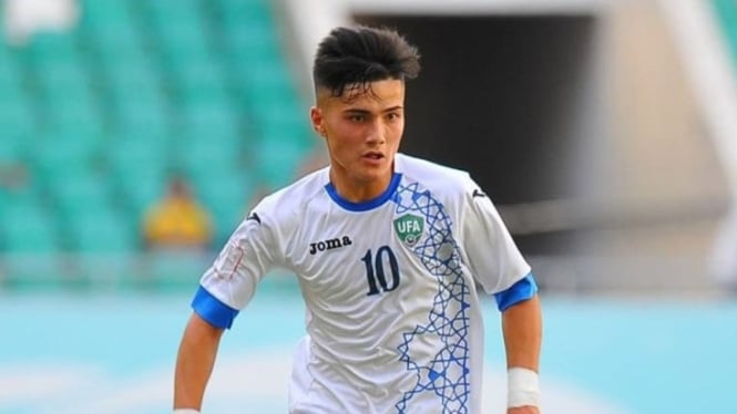 Gelandang Timnas Uzbekistan U-19, Jasurbek Jaloliddinov
