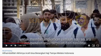Cek Fakta: Aceh Berangkatkan Jemaah Haji