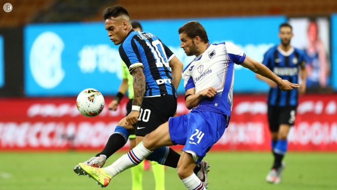 Bomber Inter Milan, Lautaro Martinez dalam duel vs Sampdoria