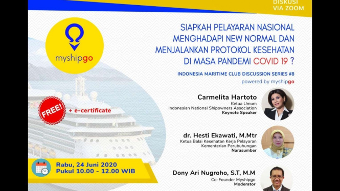 Myshipgo Indonesia Maritime Club Discussion Series #8.