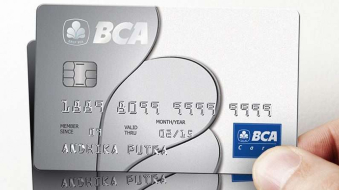 Ilustrasi Kartu Kredit BCA.