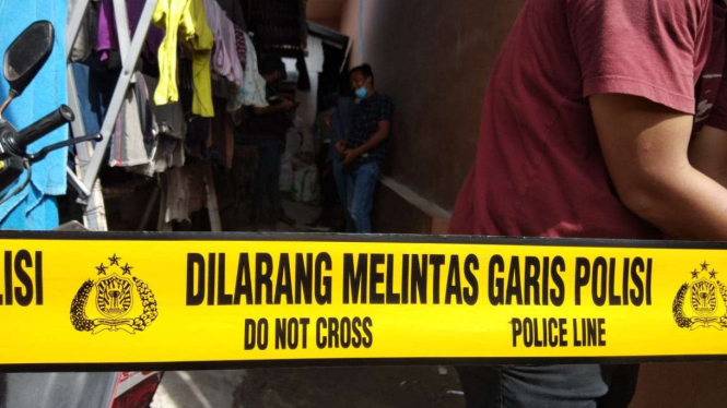 Lokasi pembunuhan dua bocah di Kota Medan