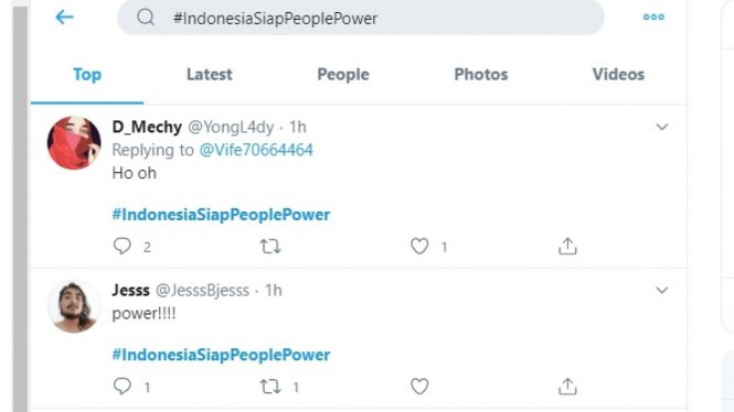 Indonesia People Power jadi Trending