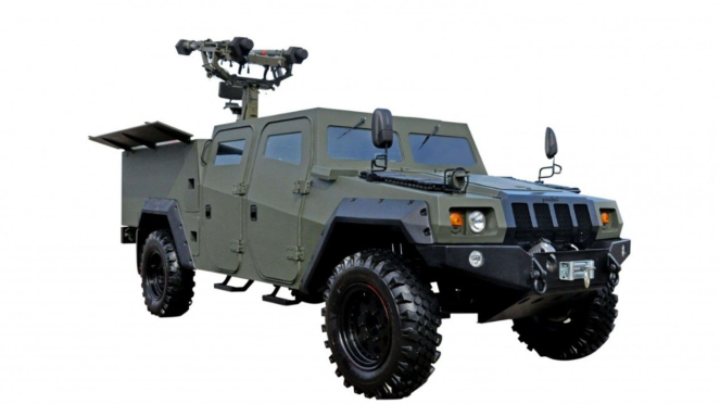 VIVA Militer: Kendaraan Khusus Komodo 4x4 Missile Launcher