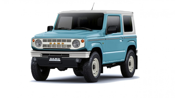  Suzuki  Jimny Baru Dimodifikasi Mirip Mobil  Jadul  Begini 