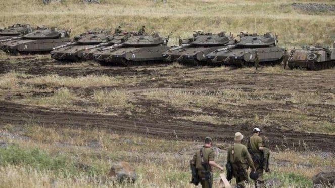 VIVA Militer: Tank Tentara Pertahanan Israel (IDF) di Dataran Tinggi Golan