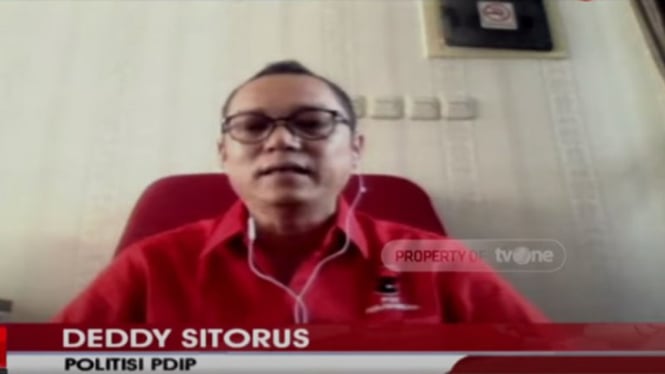 Politisi PDI Perjuangan, Deddy Sitorus.