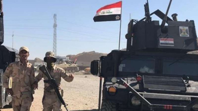 VIVA Militer : Tentara Irak Serbu Markas Kataib Hizbullah