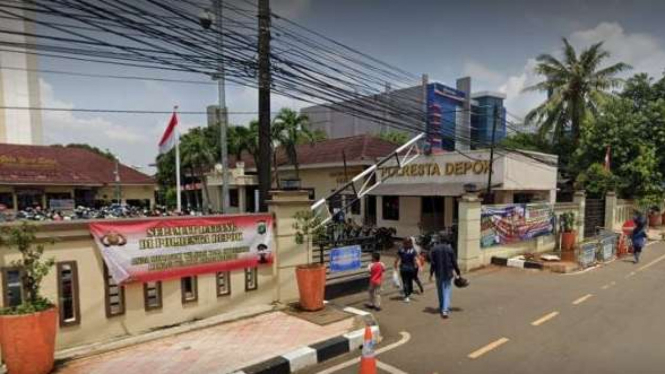 Markas Polresta Depok (Foto ilustrasi)