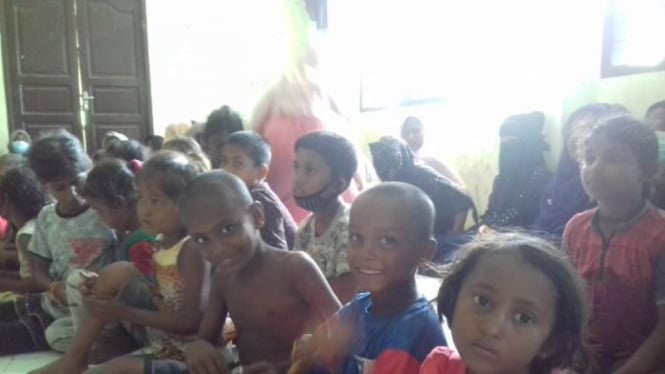 Sebanyak 79 pengungsi Rohingya yang ditolong warga Aceh Utara pekan lalu terdiri dari kaum perempuan dan anak-anak.