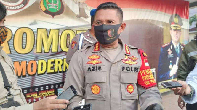 Kepala Polres Metro Depok Komisaris Besar Polisi Azis Andriansyah