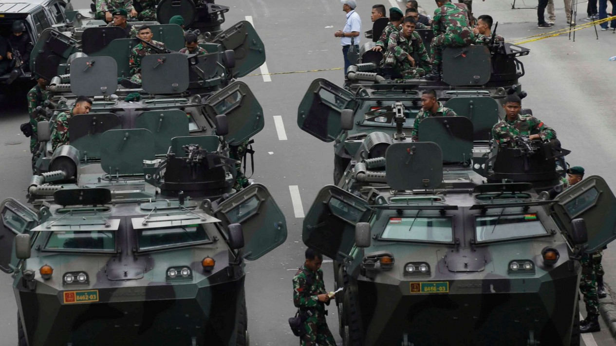 Foto Membanggakan, 4 Kendaraan Perang Buatan Bandung Dipakai Di Misi PBB