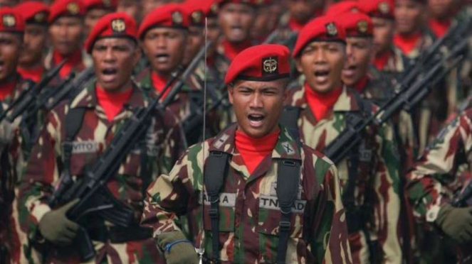 VIVA Militer: Prajurit Komando Pasukan Khusus (Kopassus) TNI Angkatan Darat