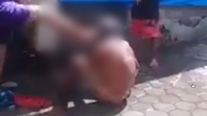 Video viral istri aniaya suami yang sakit stroke di Lombok Timur