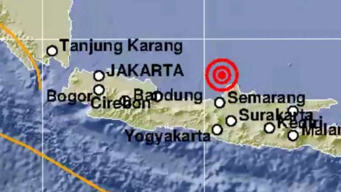 Gempa magnitudo 6,1 guncang Jepara, Jateng.