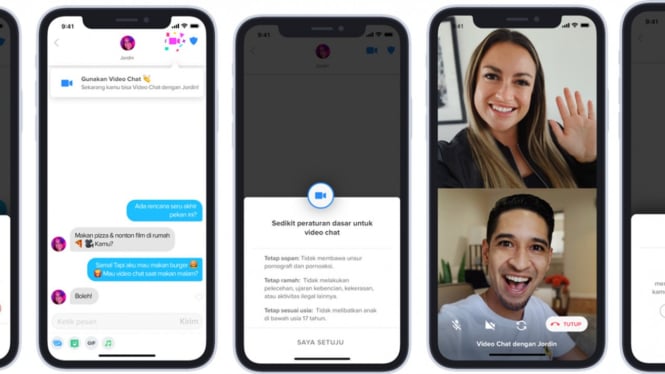 Video chat di Tinder