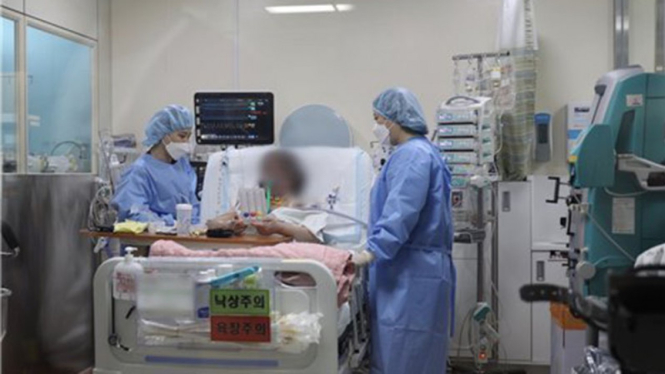 Transplantasi pasien Corona di Korea Selatan.