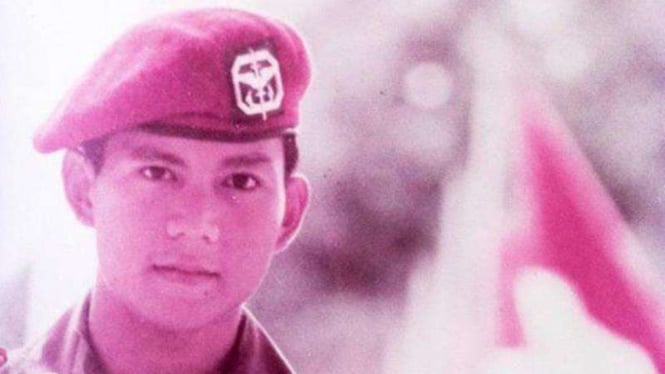 VIVA Militer: Letnan Jenderal TNI (Purn) H. Prabowo Subianto saat muda