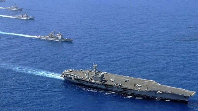 VIVA Militer: Armada Angkatan Laut Amerika Serikat di Laut China Selatan