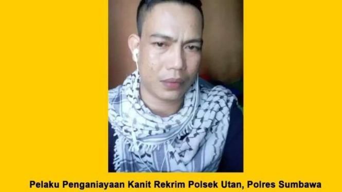 Pelaku penganiayaan Kanit Reskrim Polsek Utan, Polres Sumbawa