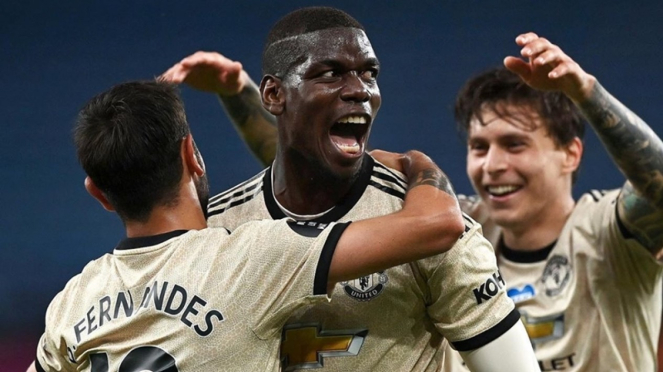 Gelandang Manchester United, Paul Pogba