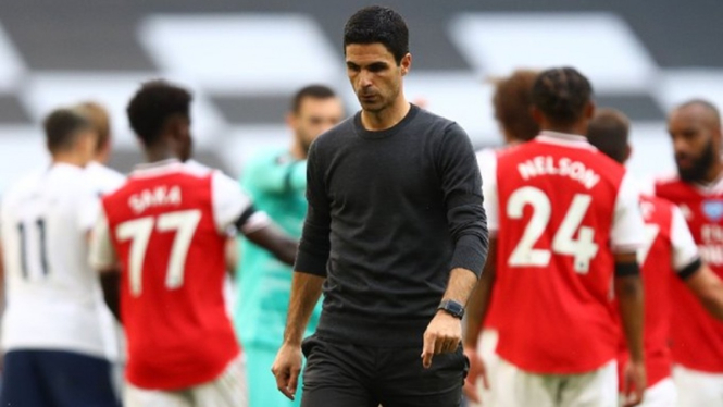 Manajer Arsenal, Mikel Arteta