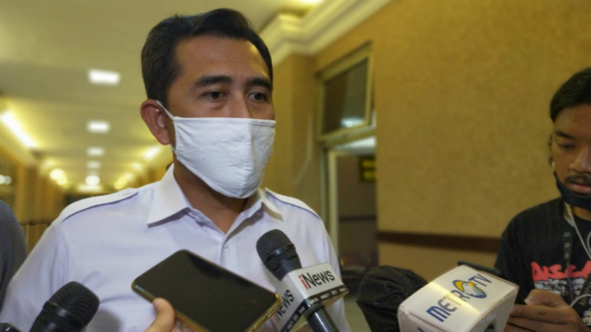 Kasat Reskrim Ajun Komisaris Besar Polisi Irwan S di Polres Metro Jakarta Selatan 