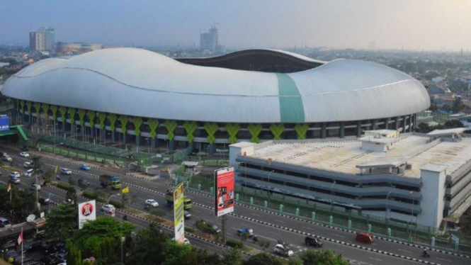 Stadion Patriot Chandrabaga, Bekasi, Jawa Barat.