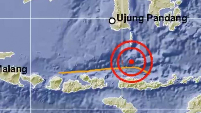 Gempa 5,5 SR Guncang Selayar, Sulawesi Selatan.