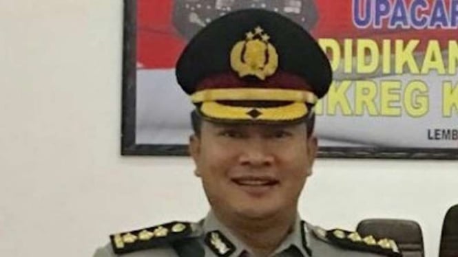 Prasetijo Utomo saat masih berpangkat Kombes di Polda Sumatera Selatan