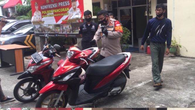 Motor curian yang berhasil diamankan