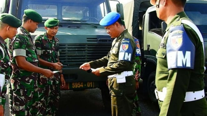 VIVA Militer: Polisi Militer Lakukan Sidak Kendaraan