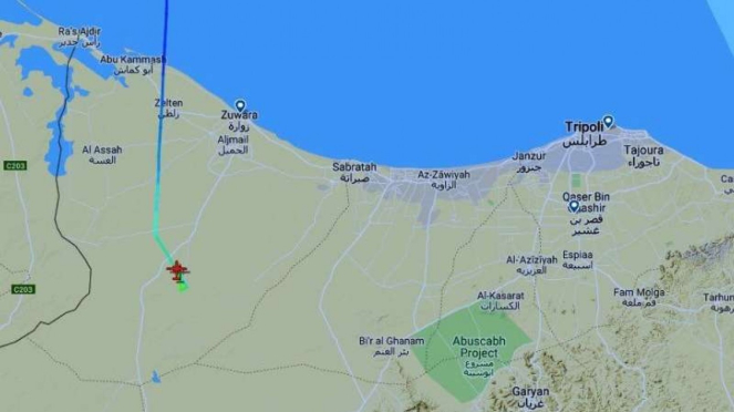 VIVA Militer: Pergerakan pesawat militer Turki ke Libya.